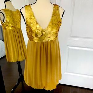 Gold Party Dress
